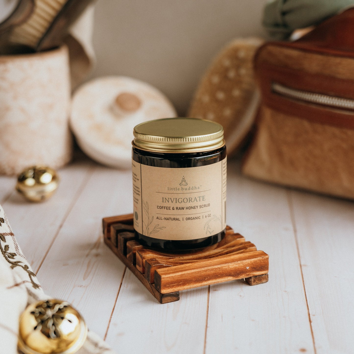 Invigorate Coffee & Raw Honey Scrub