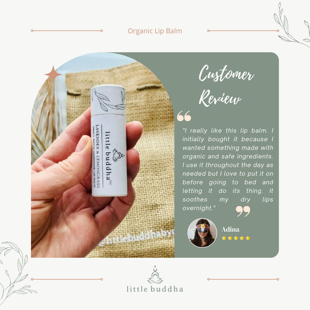 Lavender & Lemongrass Organic Lip Balm