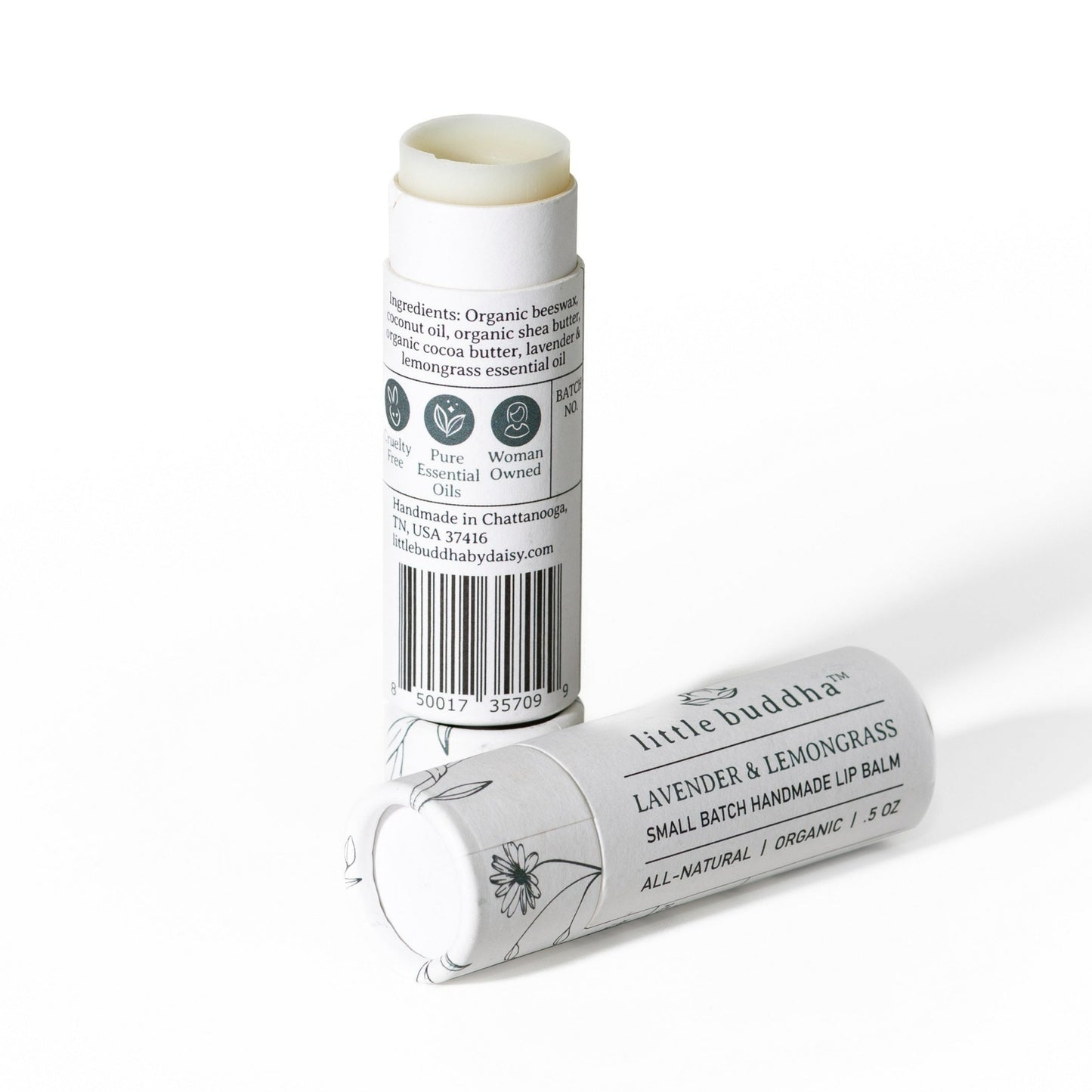 Lavender & Lemongrass Organic Lip Balm