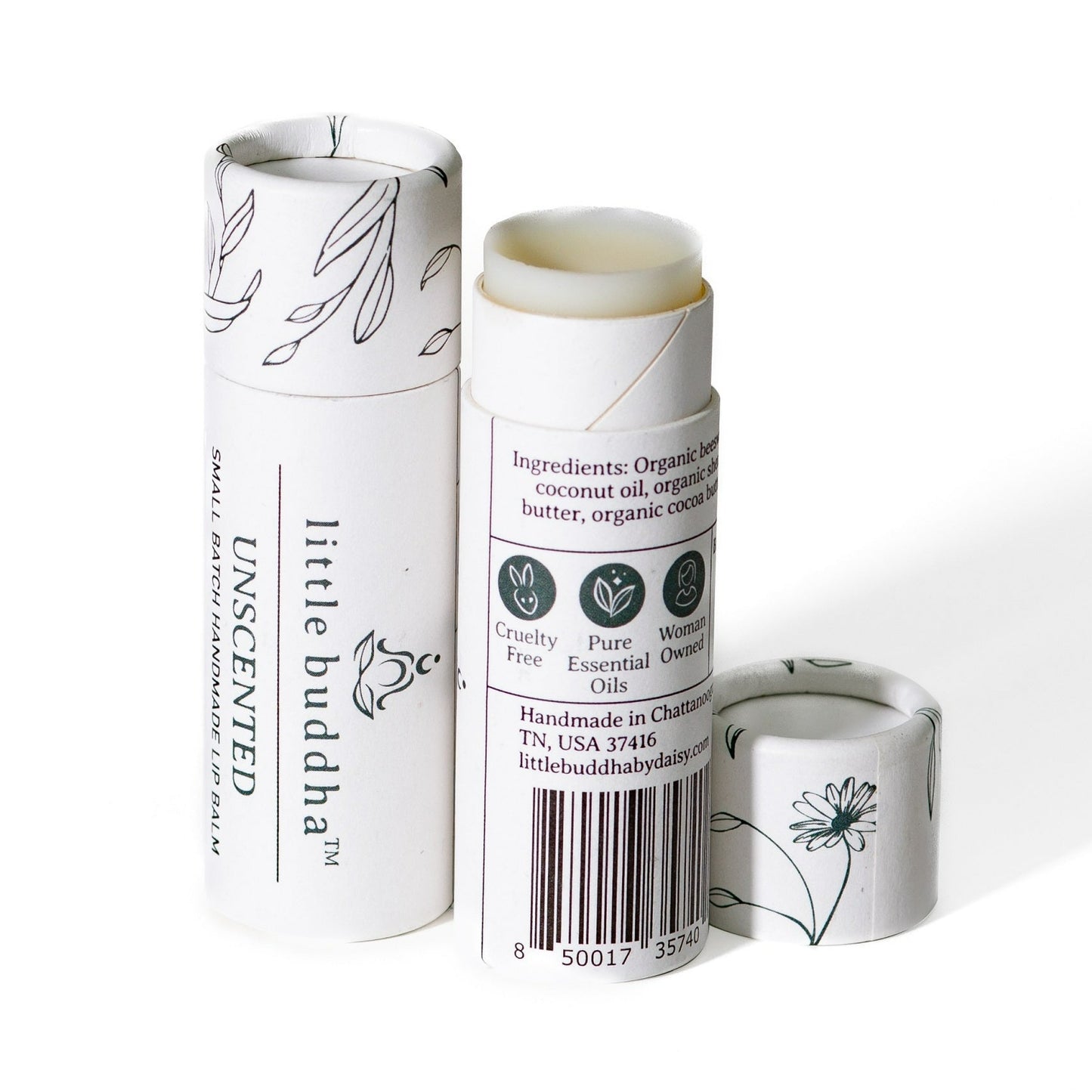 Unscented Organic Lip Balm