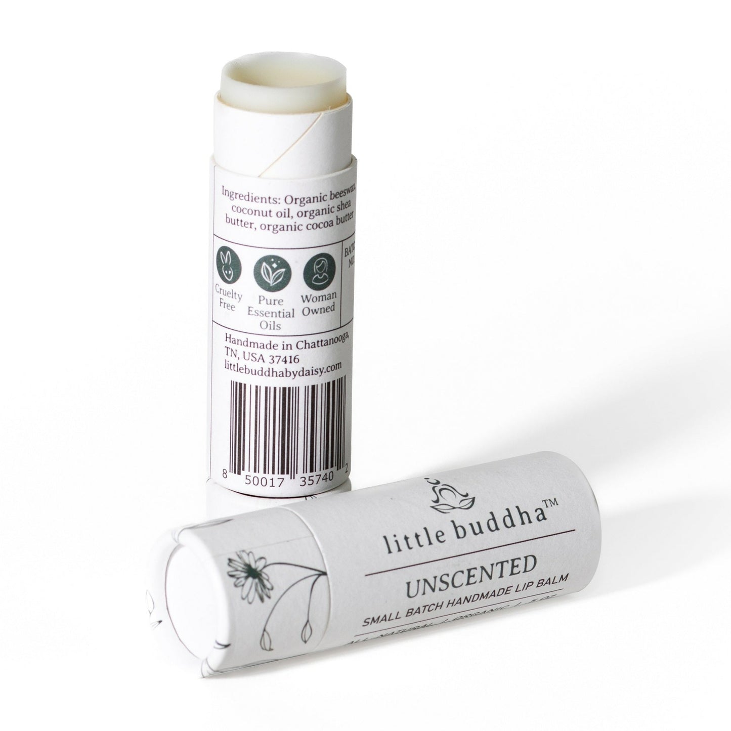 Unscented Organic Lip Balm