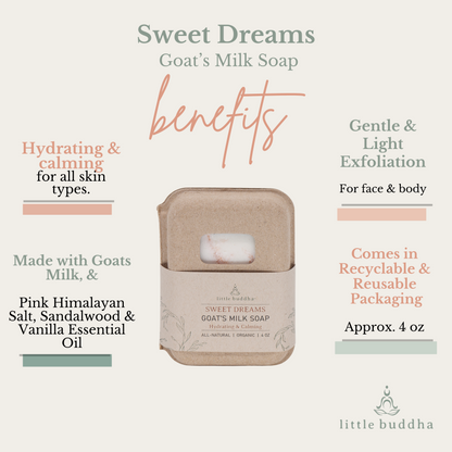 Limited Edition Holiday Sweet Dreams  Goat's Milk Soap