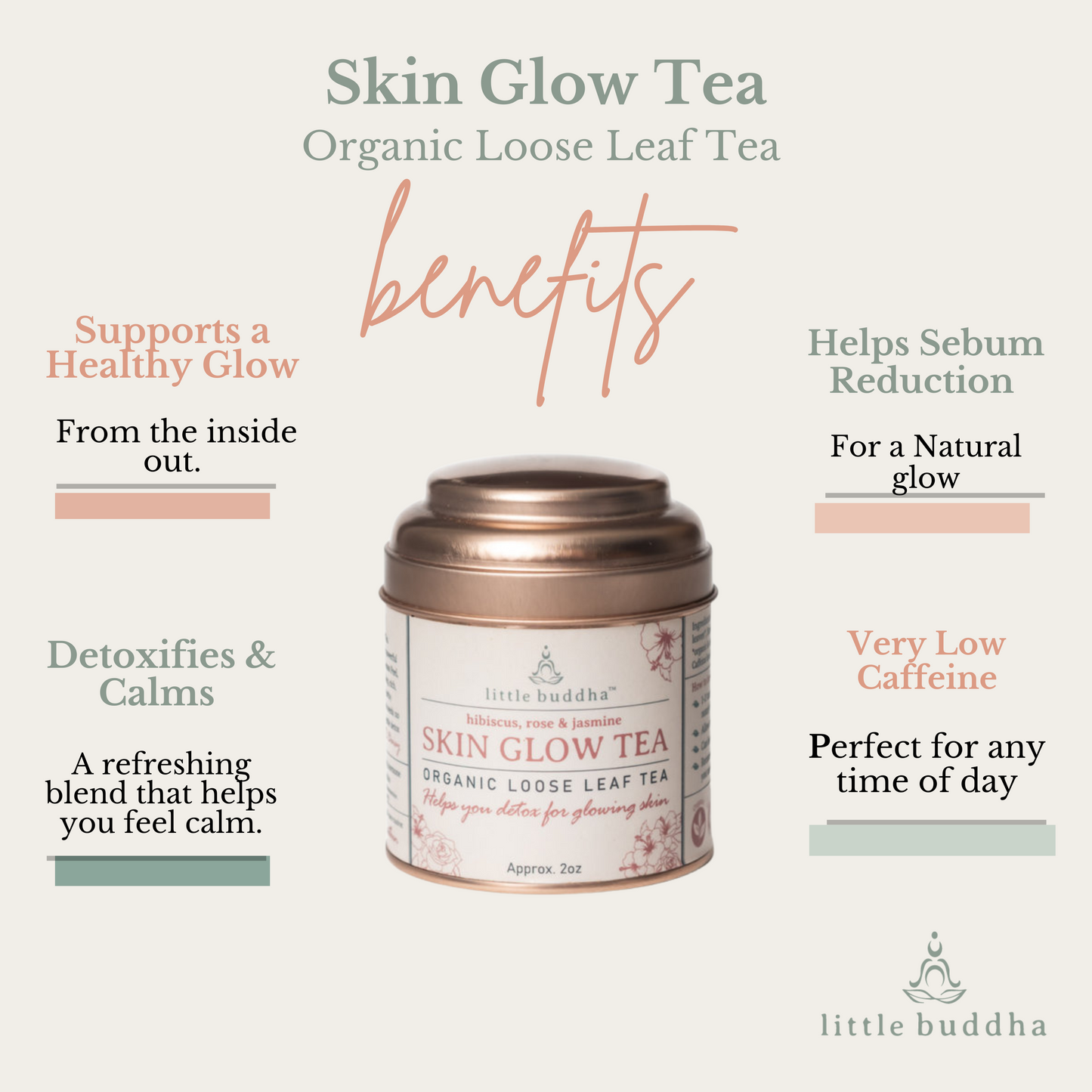 Organic Skin Glow Tea- SAMPLE SET