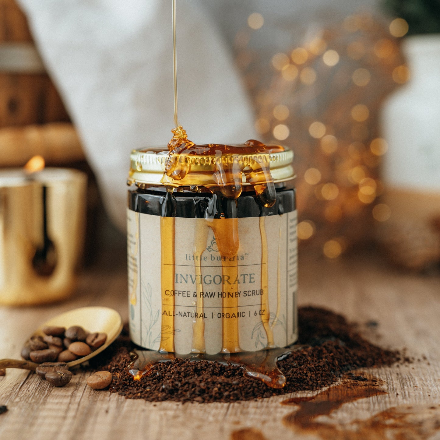 Invigorate Coffee & Raw Honey Scrub