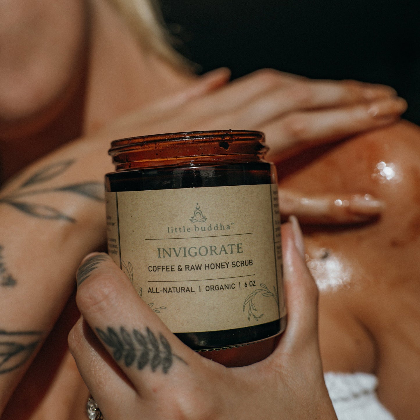 Invigorate Coffee & Raw Honey Scrub