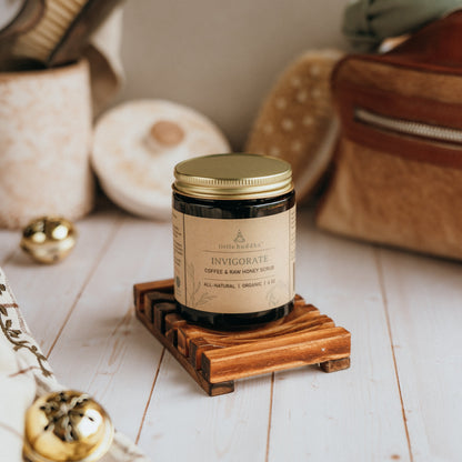 Invigorate Coffee & Raw Honey Scrub