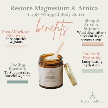 Pre- Launch- Restore Magnesium & Arnica Triple Whipped Body Butter