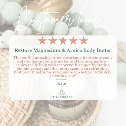 Travel Size – Restore Body Butter – #1 Seller for Muscle Recovery