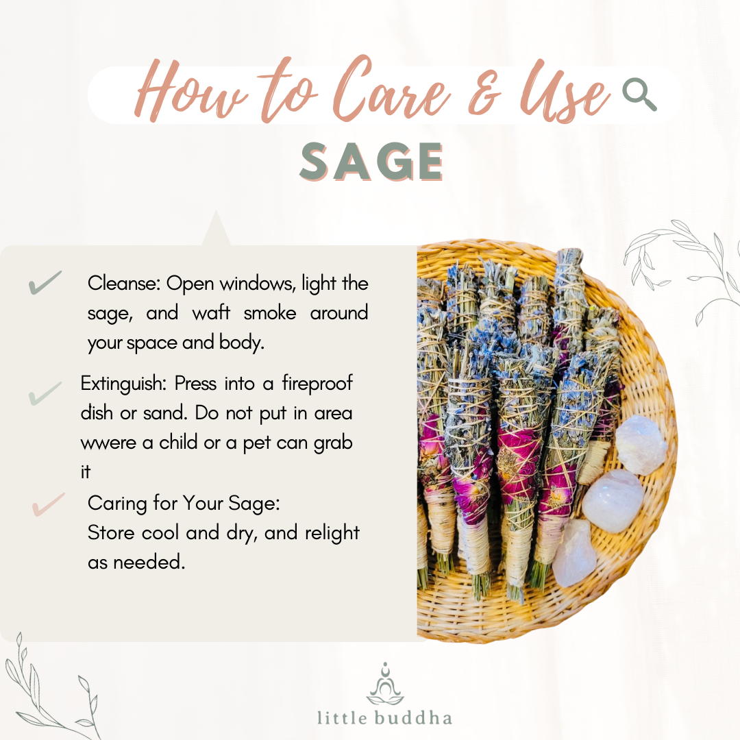 Organic Sage Bundle for Your Self Love Care Routine