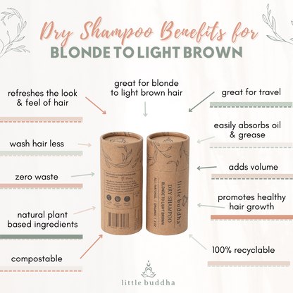 Blonde to Light Brown Hair Dry Shampoo Benefits