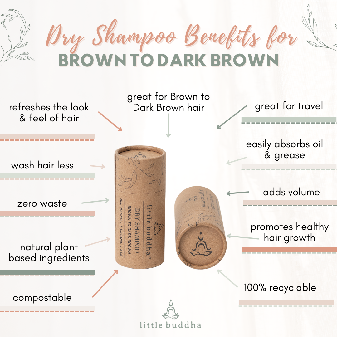 Brown to Dark Brown Hair Dry Shampoo