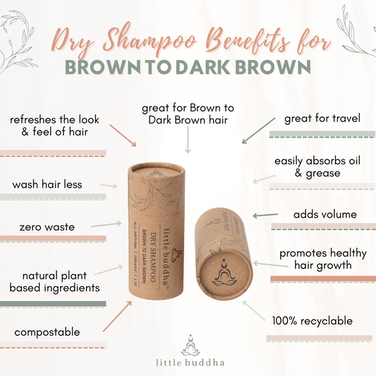 Brown to Dark Brown Hair Dry Shampoo